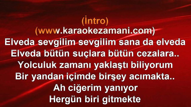 Aşkın Nur Yengi - Elveda - 1992 TÜRKÇE KARAOKE