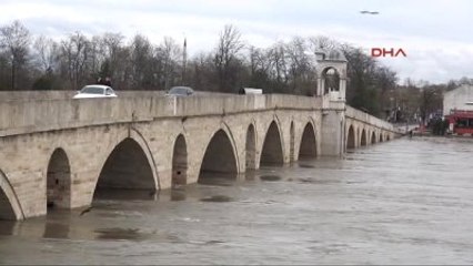 Edirne Yağmurların Ardından Nehir Debileri Yükseldi