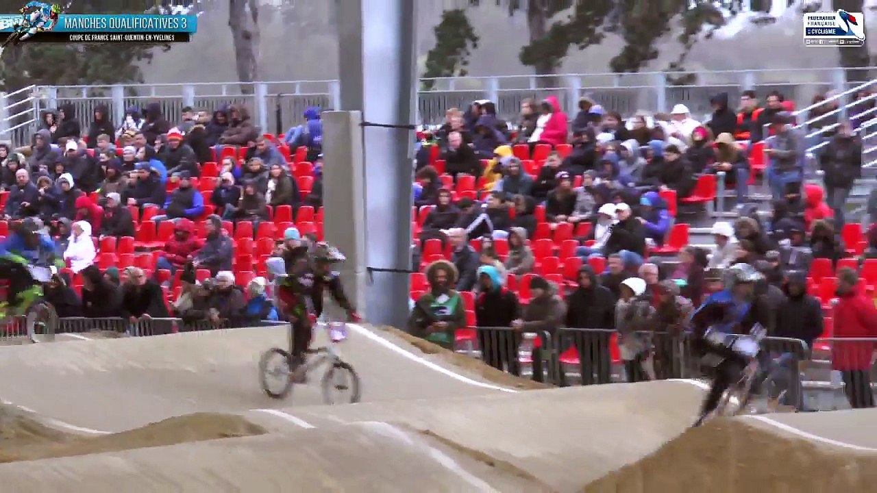 REPLAY MANCHES QUALIFICATIVES 1 DIMANCHE APRÈS-MIDI LIVE COUPE DE FRANCE BMX À SAINT-QUENTIN EN YVELINES 29 MARS 2015