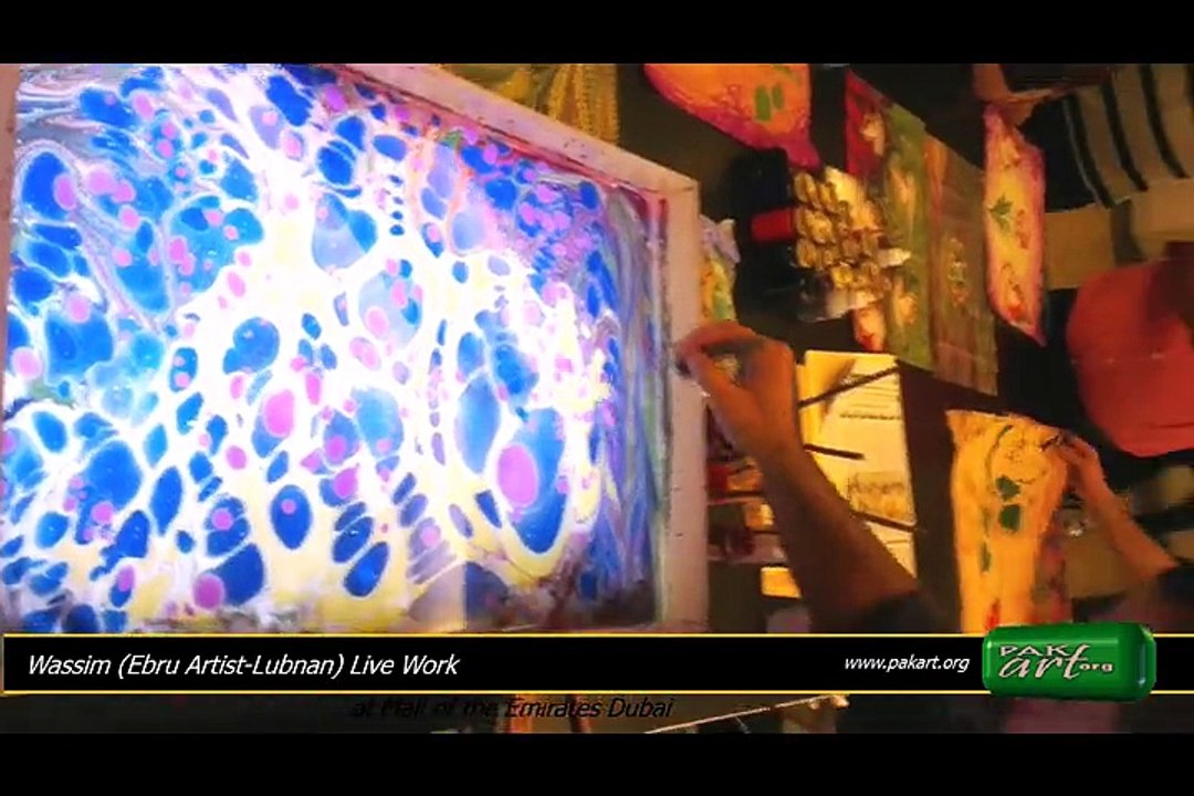 Wassim (Ebru Artist) Live Work