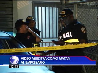 Video captó asesinato de empresario en San Francisco de Dos Ríos