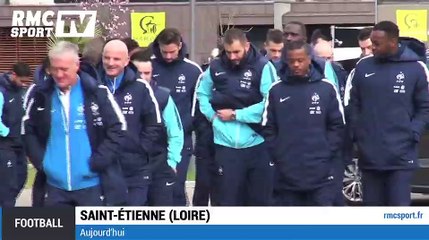 Football / Les Bleus en balade à Saint-Galmier - 29/03