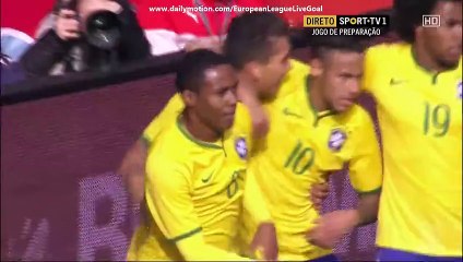 Roberto Firmino 1:0 | Brazil - Chile 29.03.2015 HD
