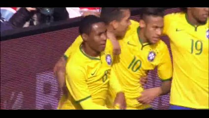 Goal Firmino - Brazil 1-0 Chile - 29-03-2015