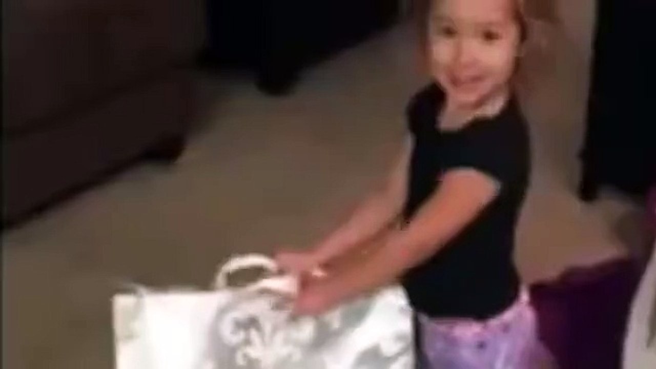 Her reaction is hilarious!