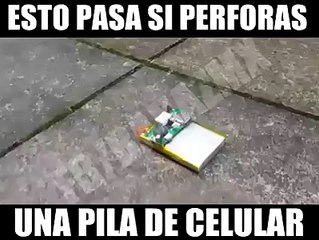 Extreme mobile bettery explosion...........please do not try this at home