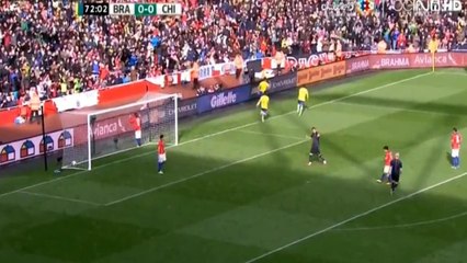 Brasil vs Chile 1-0 Gol de Roberto Firmino - Amistoso Internacional 2015