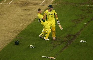 Australia celebrations - Australia vs New Zealand Highlights Final ICC Cricket World Cup 2015