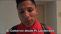 Raúl Ruidíaz sobre Perú: 