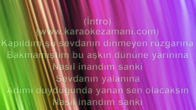 Atilla Yılmaz - Yanan Sen Olacaksın - 2013 TÜRKÇE KARAOKE