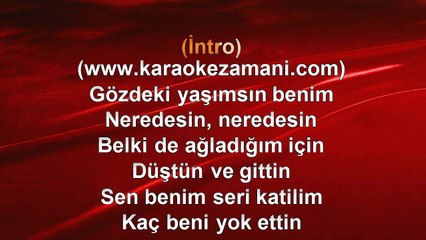 Aydilge - Haberin Yok - 2013 TÜRKÇE KARAOKE