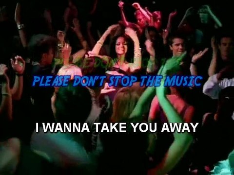 KARAOKE RIHANNA - Don't stop the music
