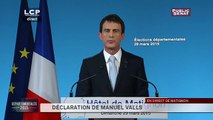 [Vidéo] Réaction du Premier ministre Manuel Valls sur les élections départementales 2015