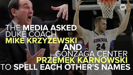 NCAA Holds Impromptu Polish Name Pronouncing Contest