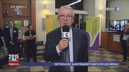 La satisfaction de Claude Haut, président PS sortant du Vaucluse