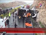 Şanlıurfa'da katliam gibi zincirleme kazada 13 kişi hayatını kaybetti