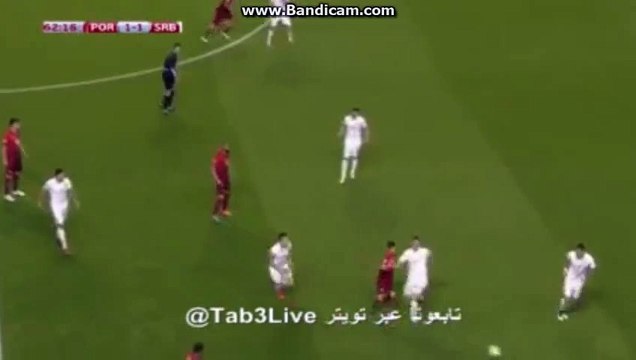 Goal Fabio Coentrao Portugal vs Serbia 2-1 29.03.2015