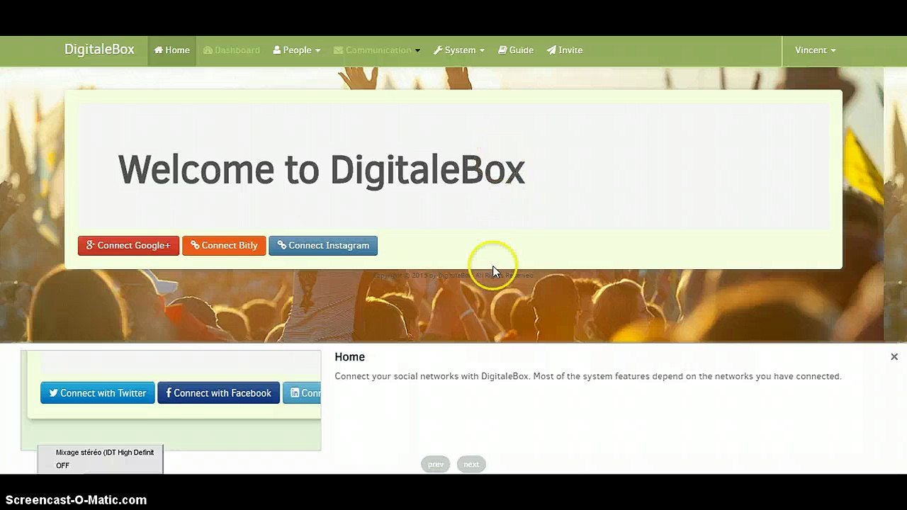 Version Gratuite DigitaleBox: Publier, programmez vos posts sur les réseaux sociaux