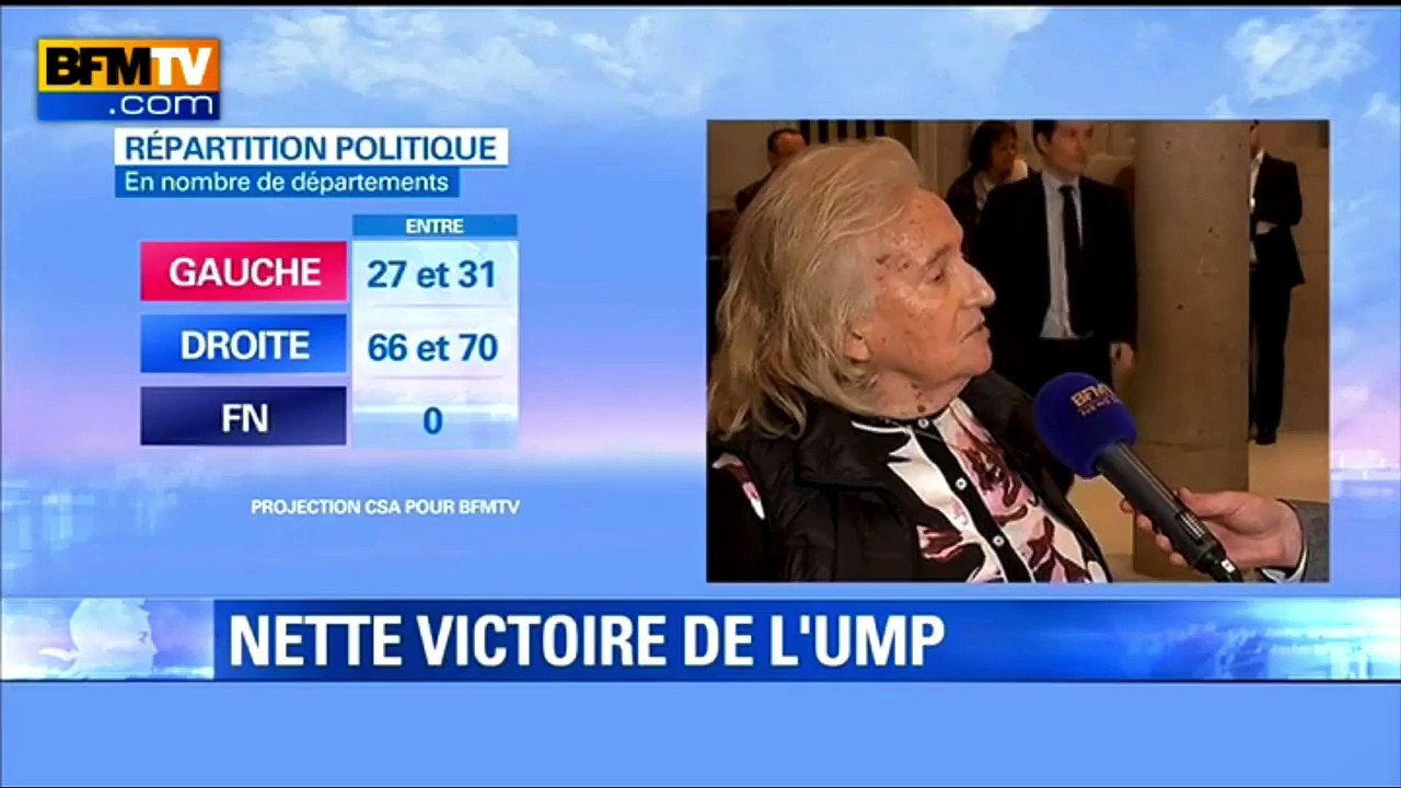 Départementales - Bernadette Chirac : "Beaucoup de joie et de fierté" pour la victoire en Corrèze