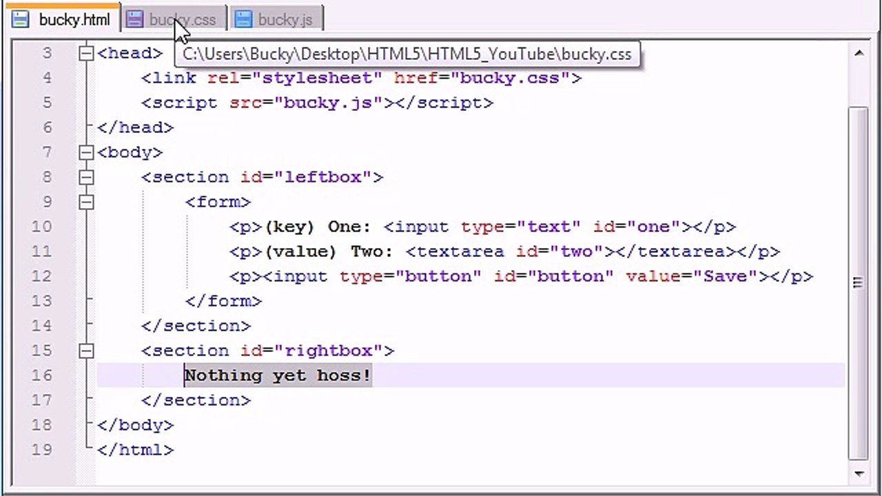 49 - Making the Web Storage Program Pretty