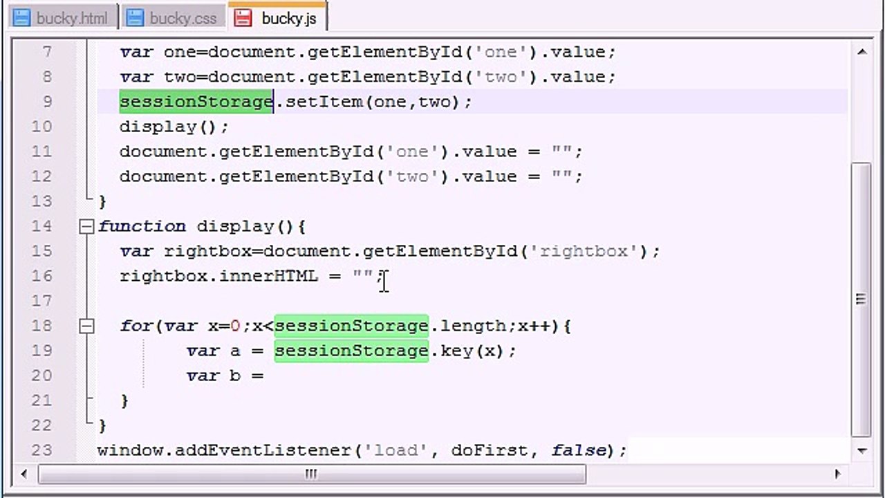 53 - Saving Data While Visiting Other Websites