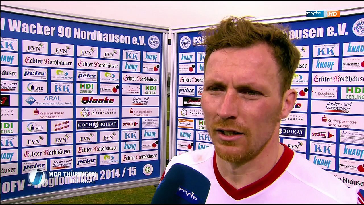 22. Spieltag 2014/15 Nordhausen - 1. FC Magdeburg