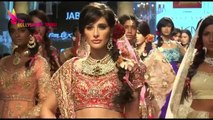 NARGIS FAKHRI ON RAMP AT LFW 08