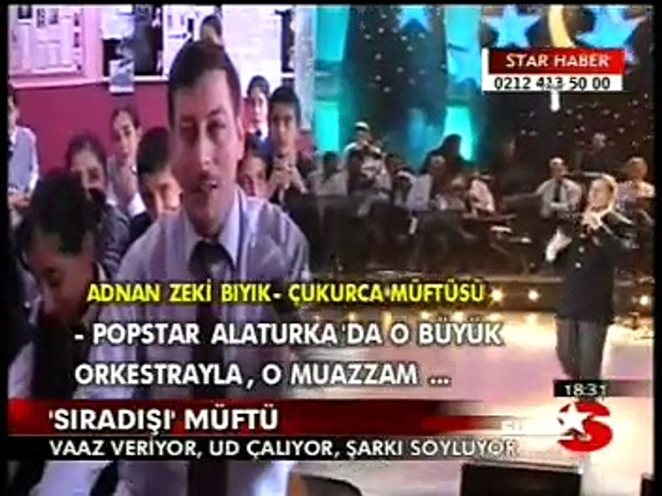 ADNAN ZEKİ BIYIK  STAR TV ANA HABERDE (SIRADIŞI MÜFTÜ)