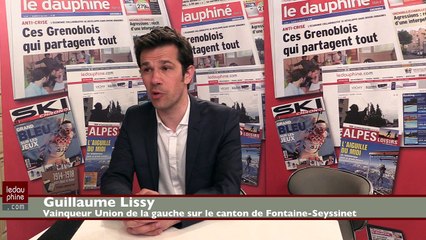 Guillaume Lissy, élu Union de la gauche canton Fontaine-Seyssinet