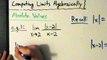 Calculus I - Limits - Finding Limits Algebraically - Absolute Values