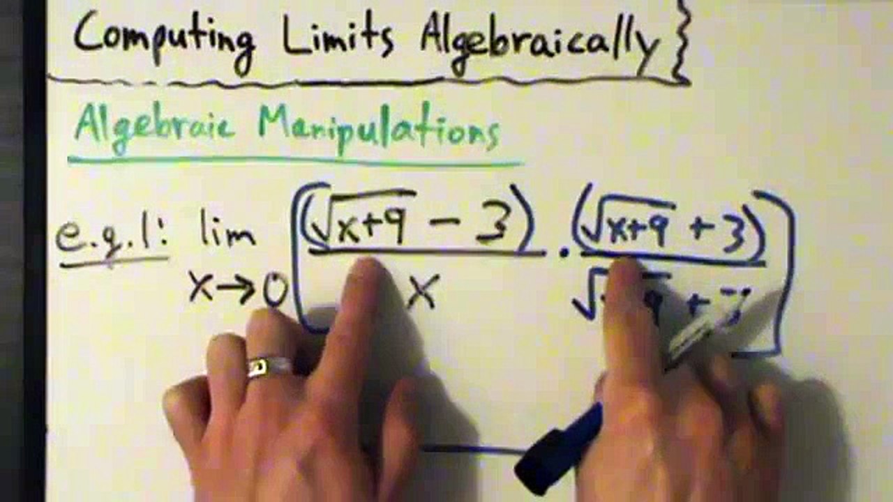 Calculus I - Limits - Finding Limits Algebraically - Algebraic Manipulations