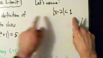 Calculus I - Limits - Formal Limit Definition - A More Complicated Example