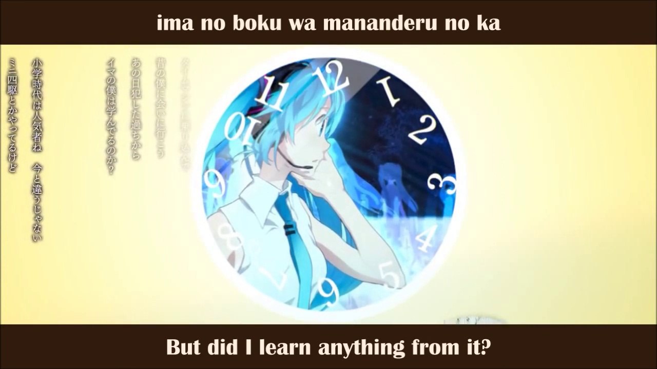 [Hatsune Miku] Time (Machine) Devotion [Eng Sub]