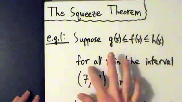 Calculus I - Limits - The Squeeze Theorem - 2 Examples
