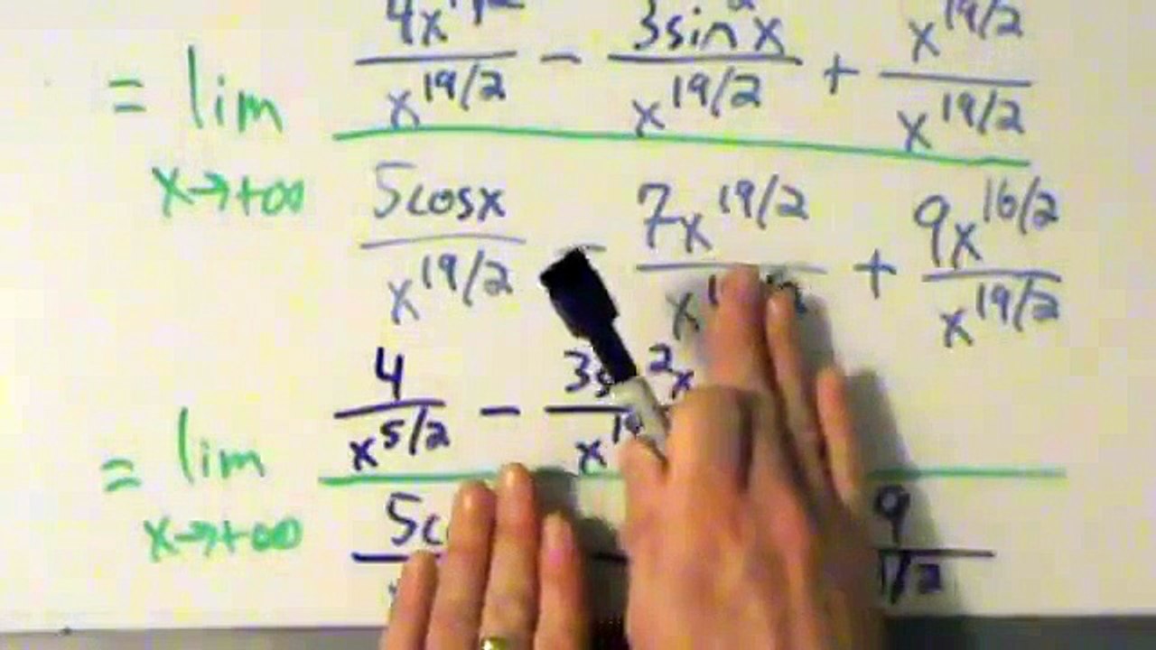 Calculus I - Limits - The Squeeze Theorem - A More Complicated Example