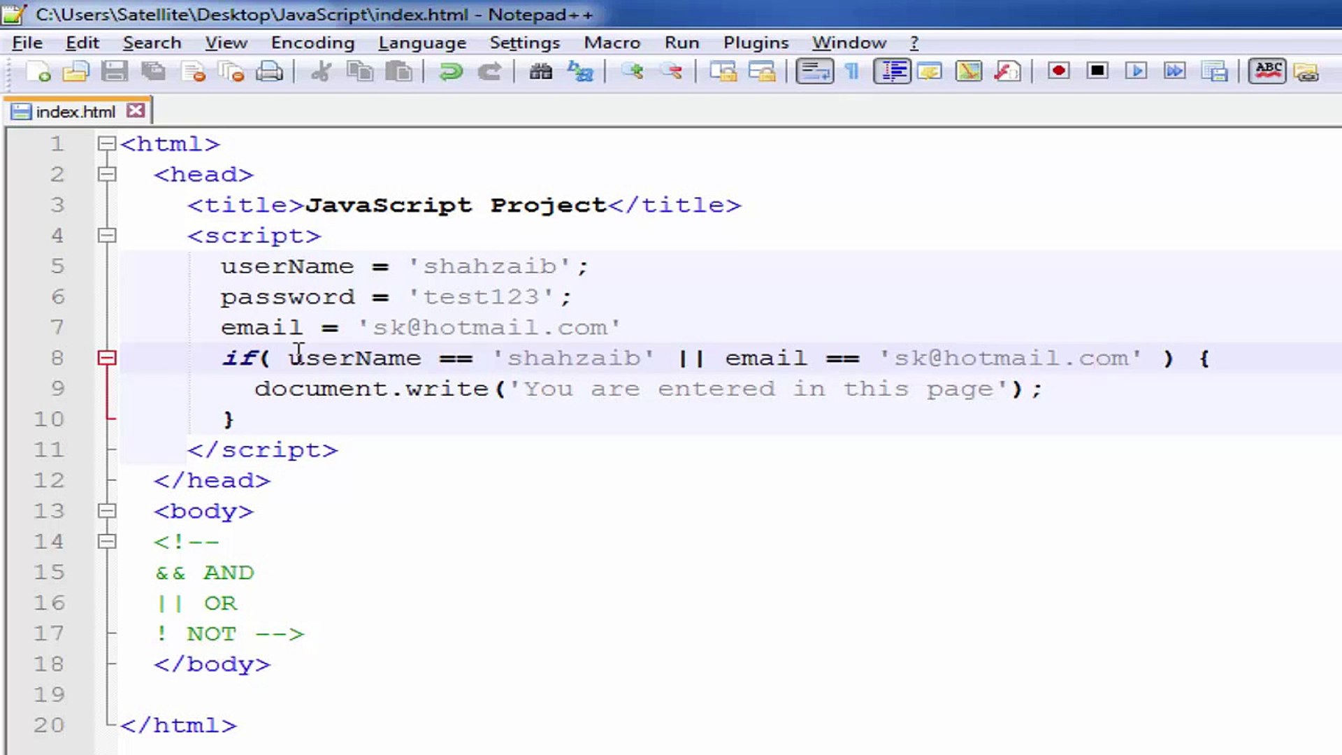 ⁣L15-JavaScript Training in Urdu Startupspk