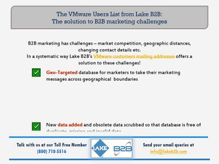 Drive sales with VMware email list and mailing lists