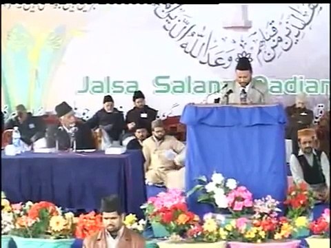 Mr. Navjot Singh Sidhu (Cricketer) at Ahmadiyya Muslim Convention in Qadian India
