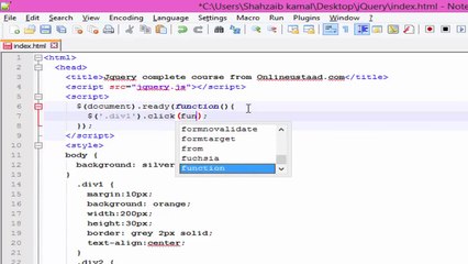 L18-jQuery Advanced Tutorials in Urdu-Startupspk