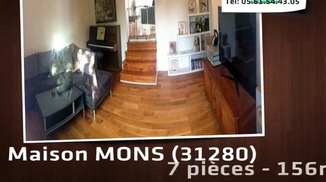 A vendre - MONS (31280) - 7 pièces - 156m²