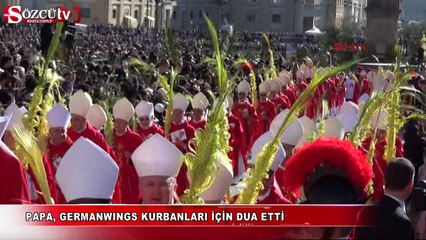 Papa'dan Germanwings kurbanlarına dua