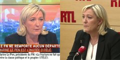 Départementales : Le Pen dénonce les 