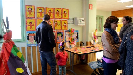 St-Bénigne. Exposition de l'école. 27 mars 2015.