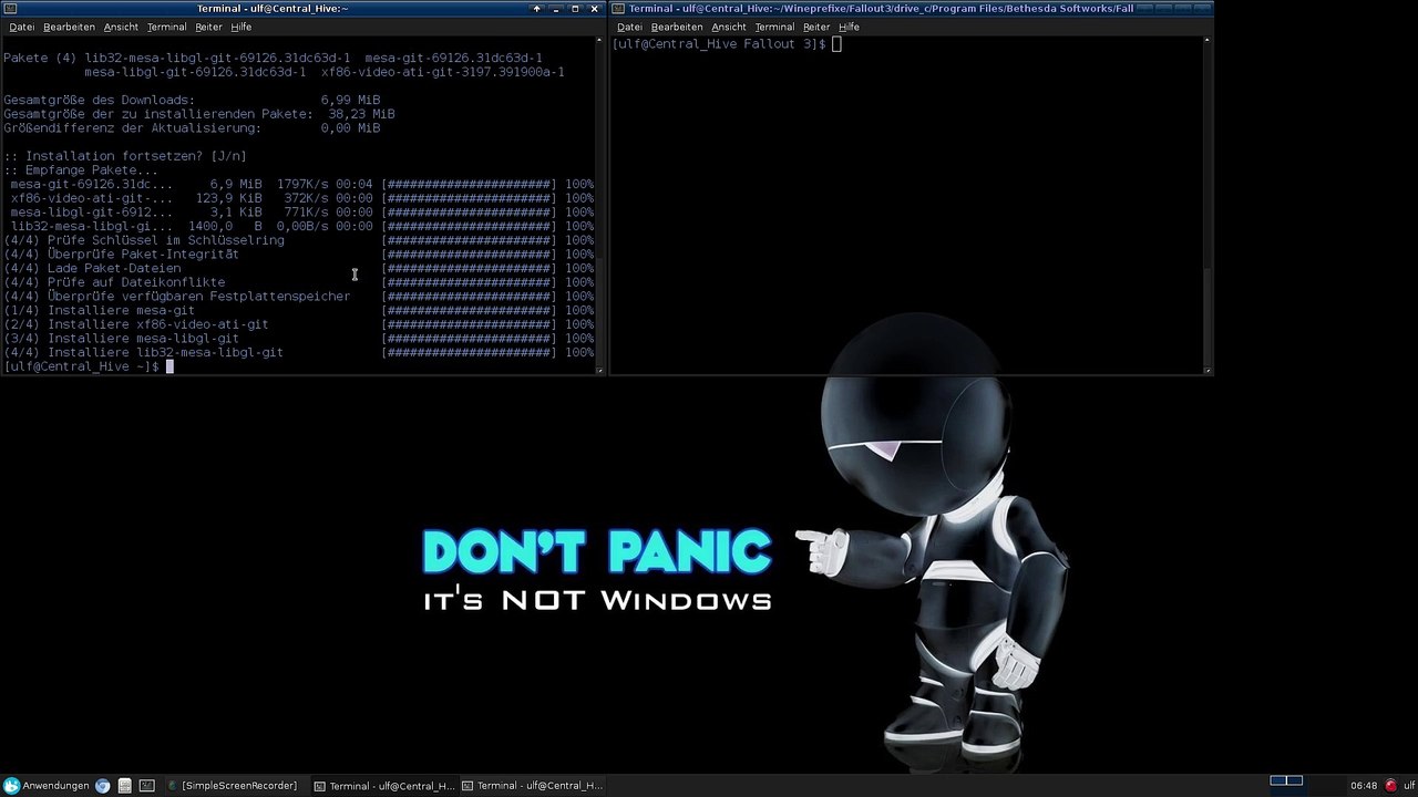 Arch Linux :Setup mesa-git + DRI3 to increase FPS on AMD GPU