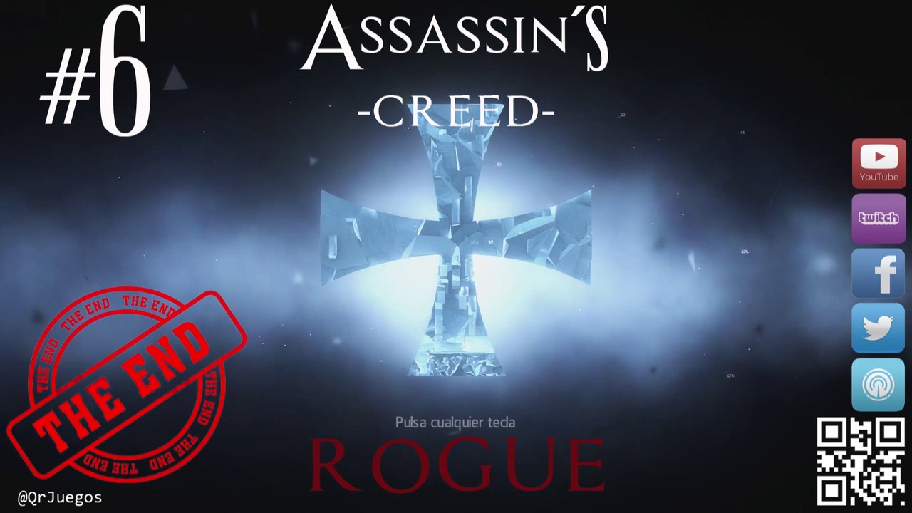Assassin's Creed Rogue - Let's Play - Español - 1080P #6 Final