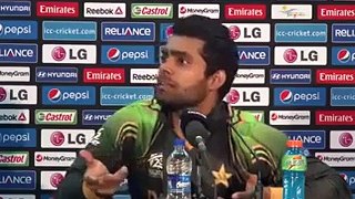 Umar Akmal's Press Conference in English