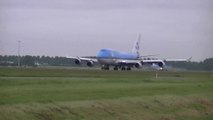 KLM Boeing 747 PH-BFK TakeOff Amsterdam Schiphol Airport
