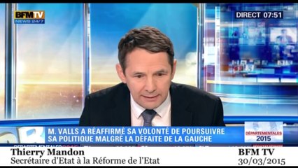 Thierry Mandon : « On voit bien qu'on a pris une grosse fessée »