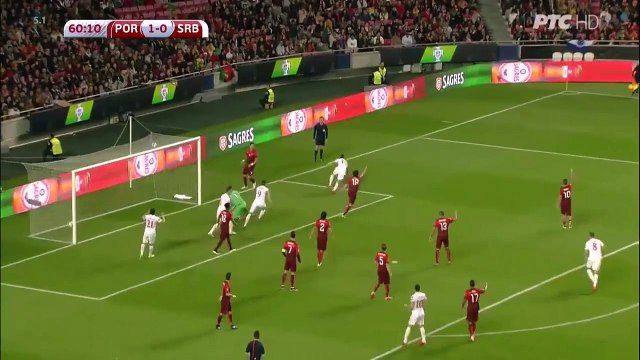 Le but en reprise de volée de Nemanja Matic (Portugal-Serbie)