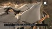 Landslide destroys road in Montenegro - no comment